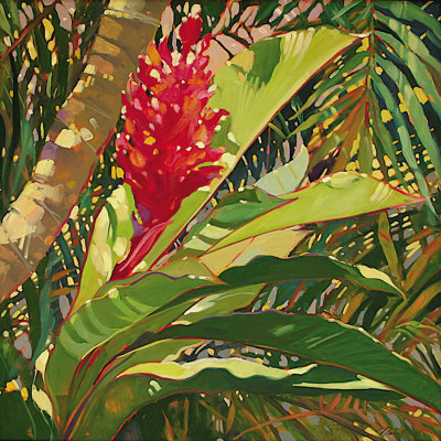 Tropical painting - Unknown Artist Tropical art painting